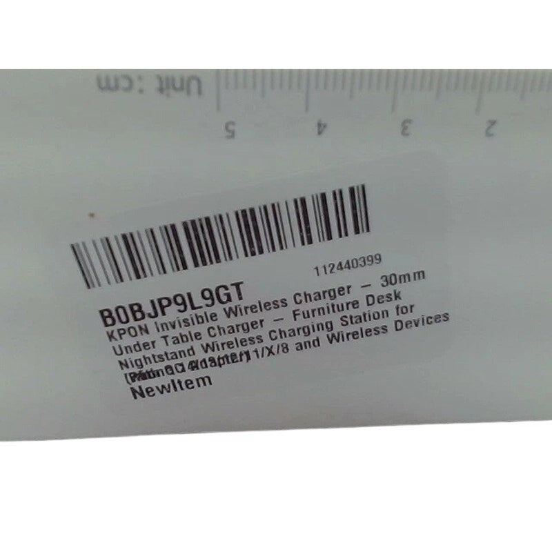 Invisible Wireless Charger 30mm/1.18" Under Desk For IPhone Samsung Galaxy