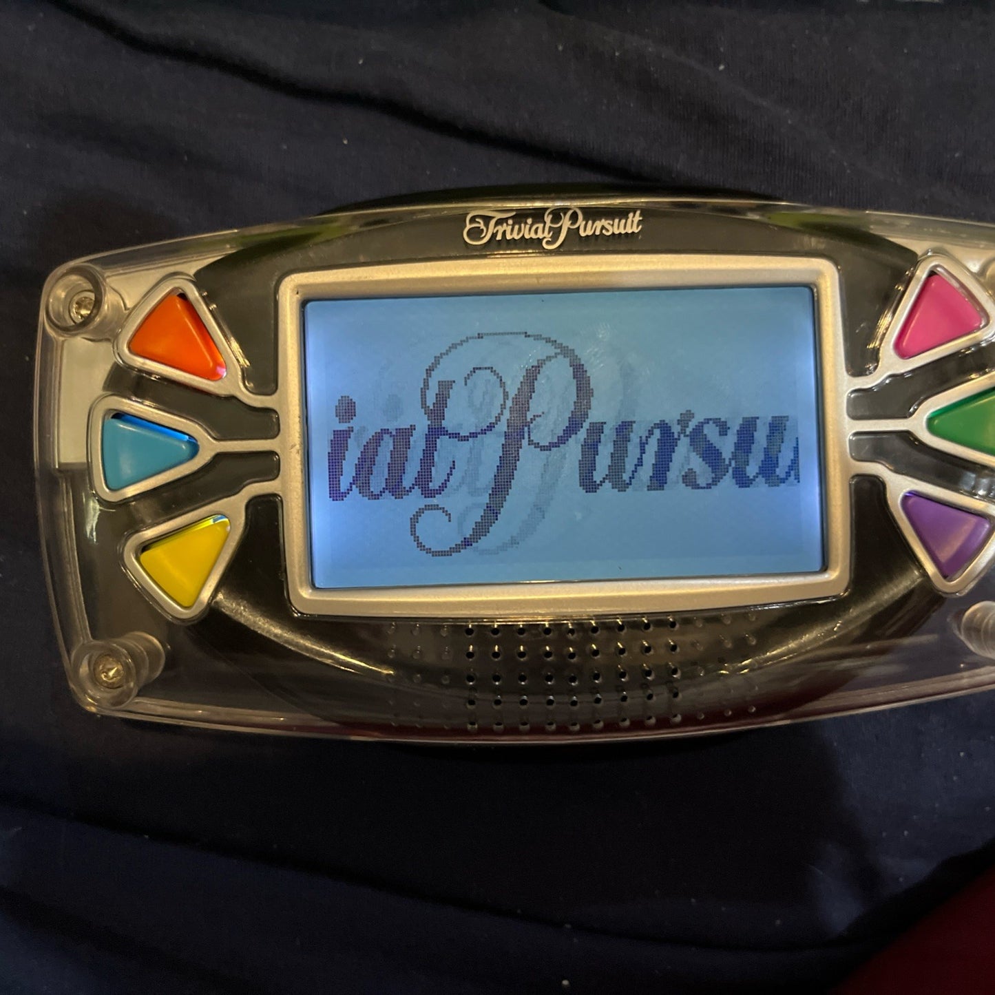 Hasbro Trivial Pursuit Digital Choice Game 25th Anniversary Edition EUC Working