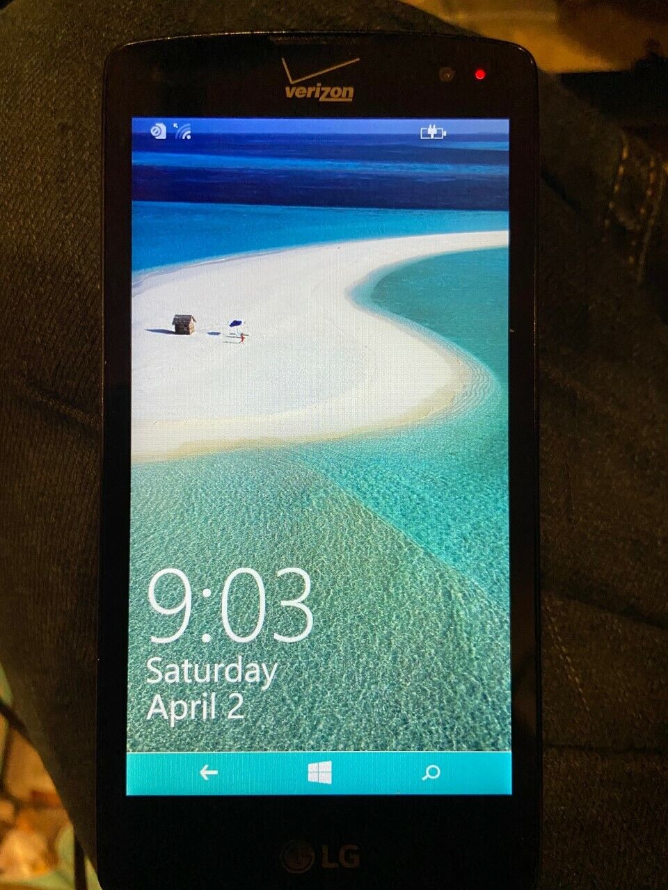 LG Lancet VS820 - 8GB - Black (Verizon) Smartphone Windows Phone 8.1