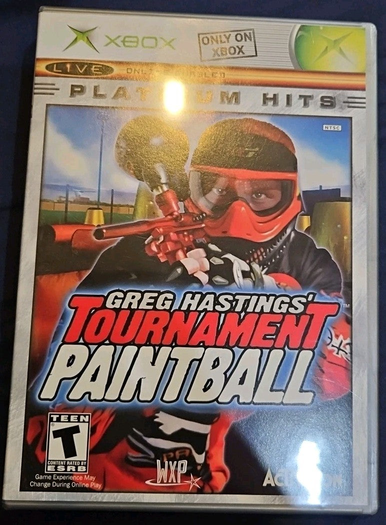 Greg Hastings' Tournament Paintball (Microsoft Xbox, 2004) Tested. No Scratches