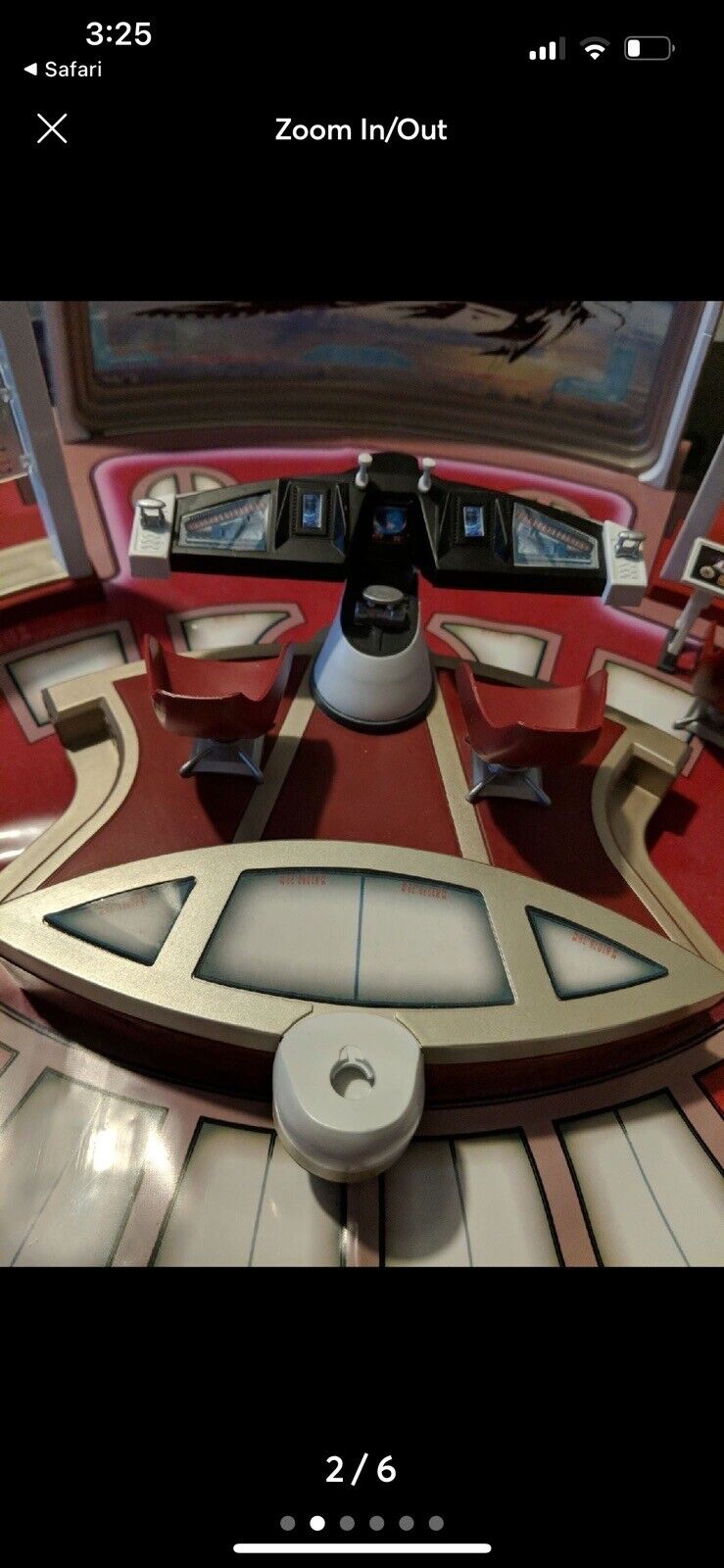 Star Trek USS Enterprise Bridge Playset with Captain Kirk & Old Spock Figure