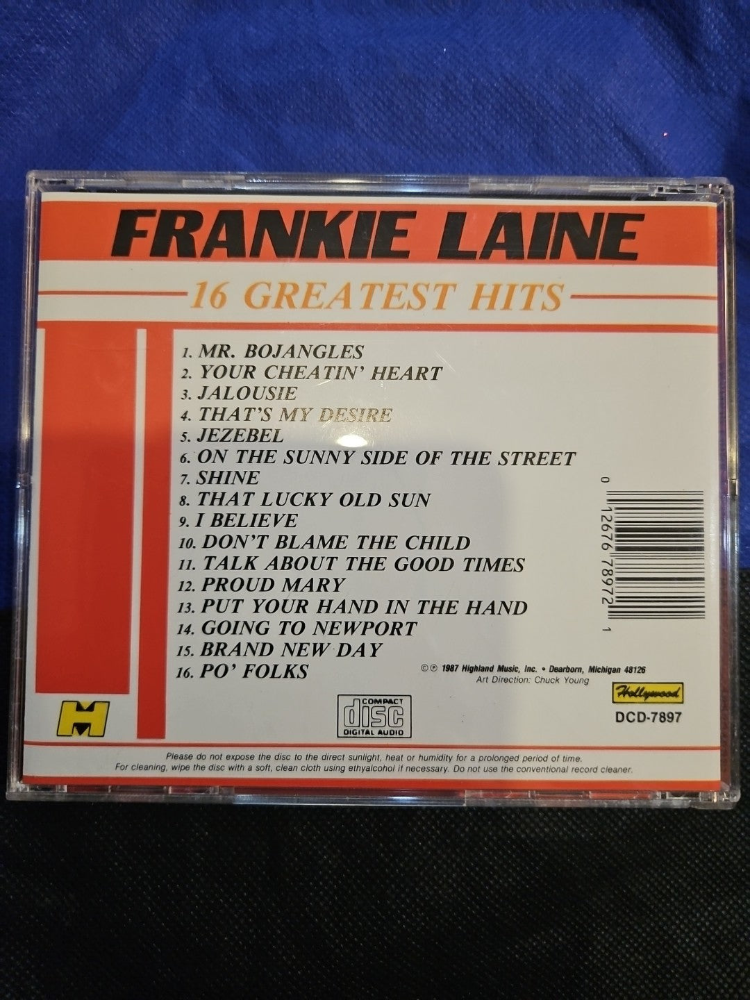 16 Greatest Hits by Frankie Laine (CD, Mar-1994, Deluxe)