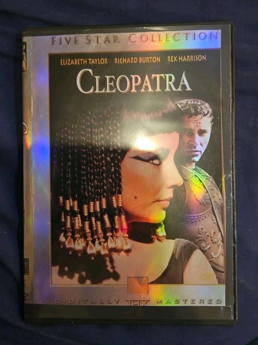 Cleopatra Elizabeth Taylor DVD 1963 3 Disc Set Slimcase. Cropped Sleeve