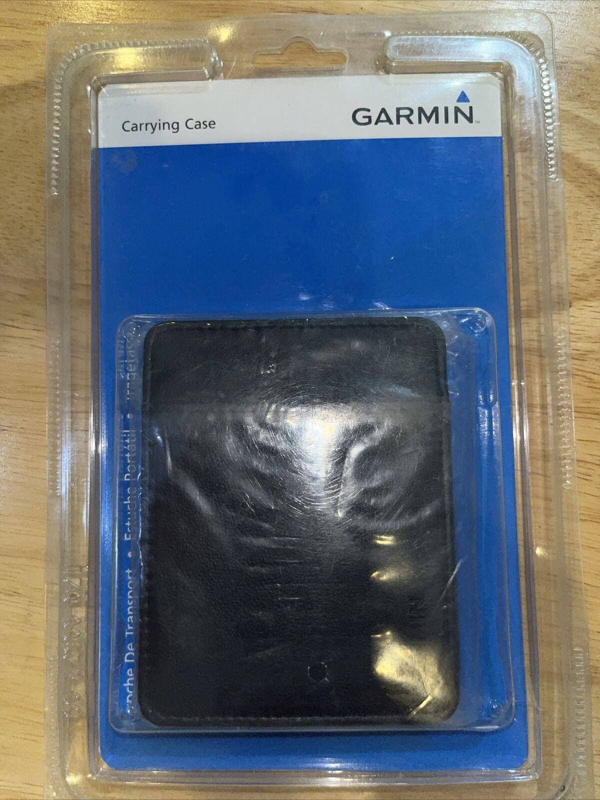 GENUINE Garmin nuvi 200/300 3.5" Leather Carrying Case BLACK 010-10723-02