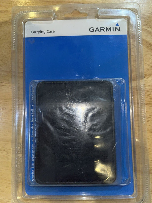 GENUINE Garmin nuvi 200/300 3.5" Leather Carrying Case BLACK 010-10723-02