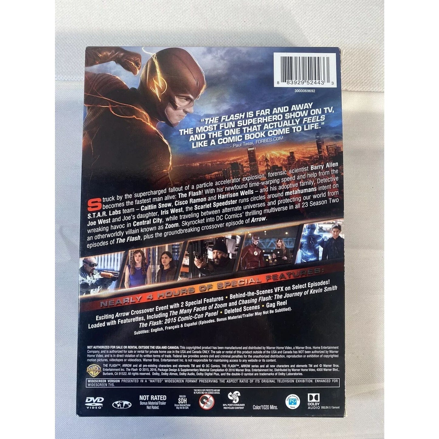 The Flash - Complete Second Season (DVD) Brand New