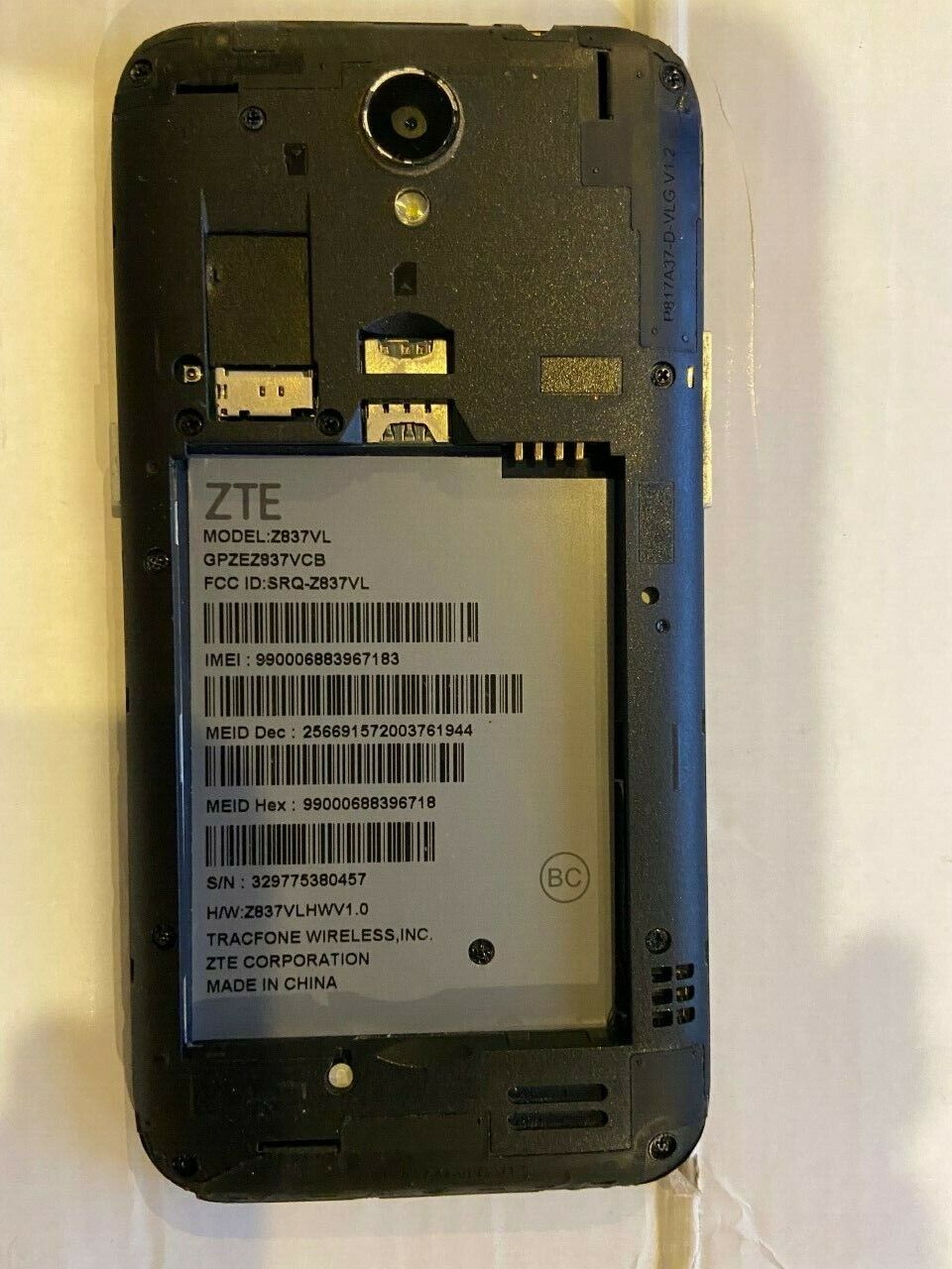  ZTE Z837VL Smartphone 