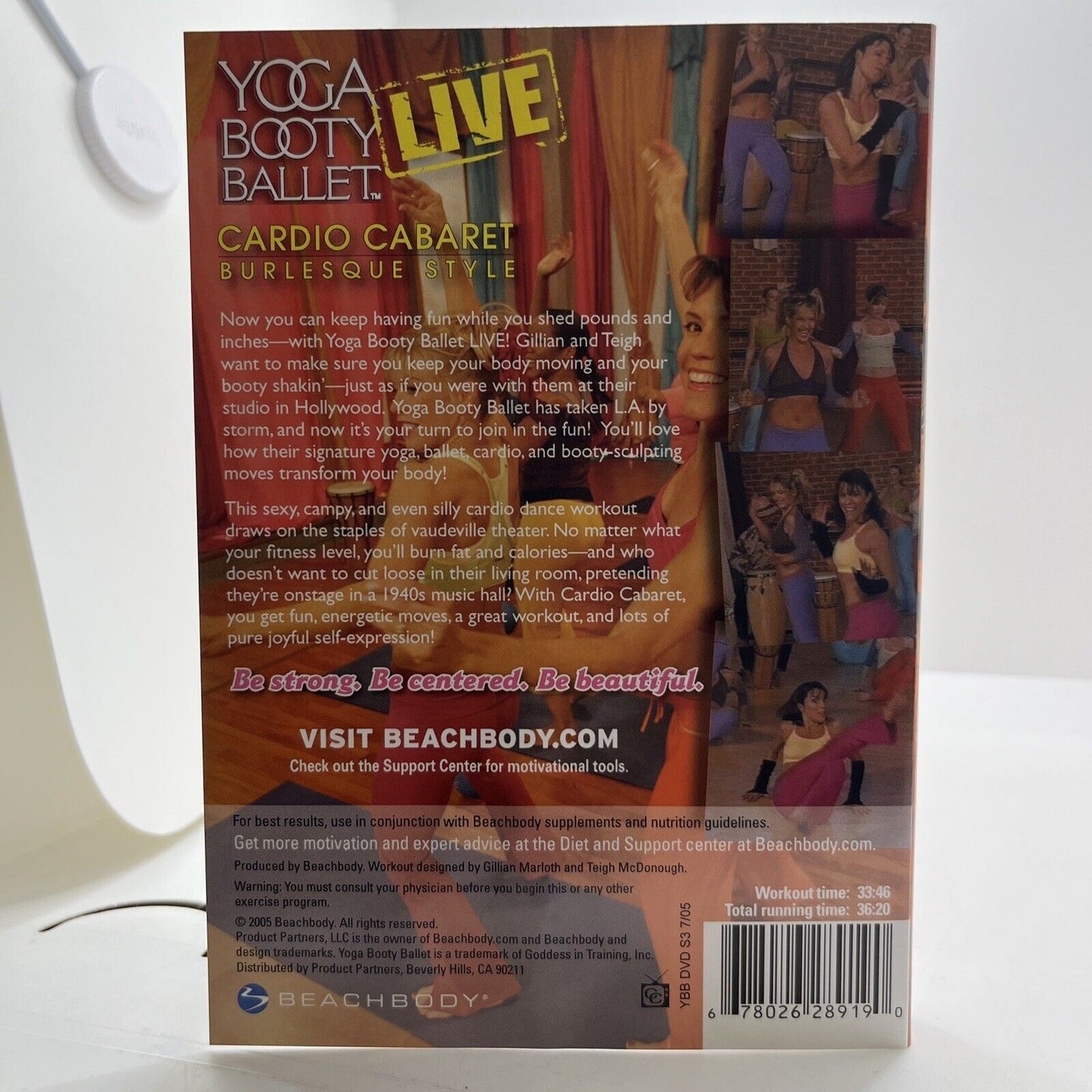 Yoga Booty Ballet Live: Cardio Cabaret, Burlesque Style! - DVD