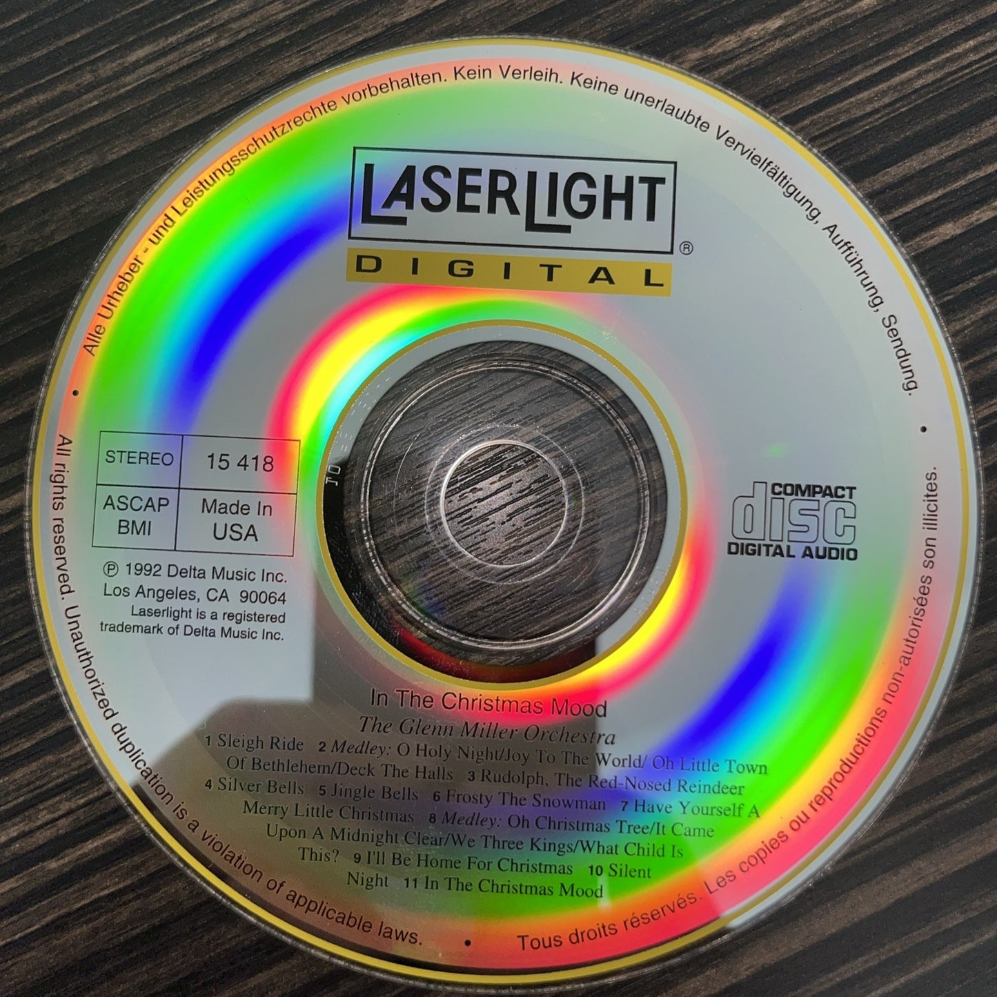 The Glenn Miller Orchestra In The Christmas Mood (CD) Disc Only