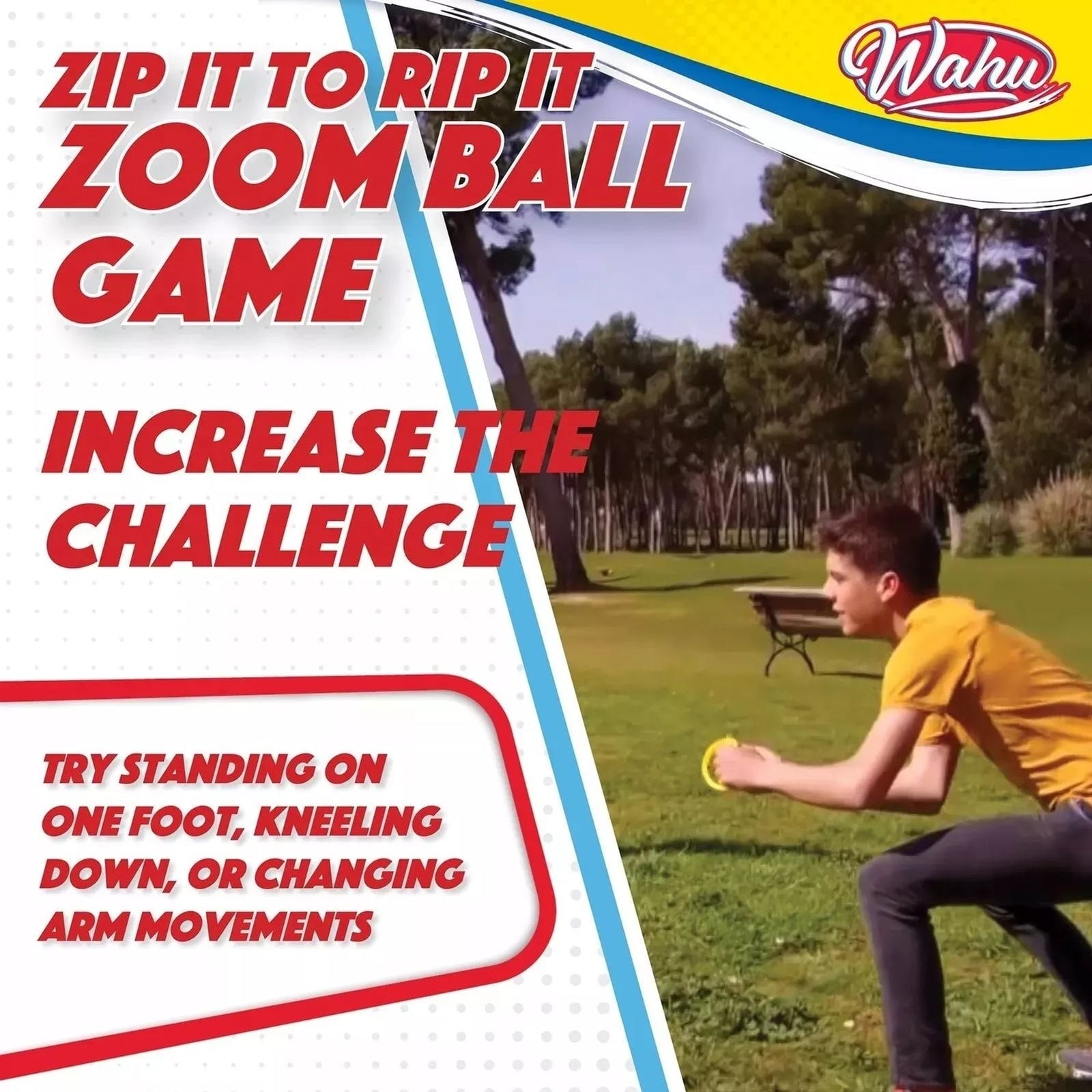 Goliath Zoom Ball - 2 Player - 8+ Zip It to Rip It Outdoor Game