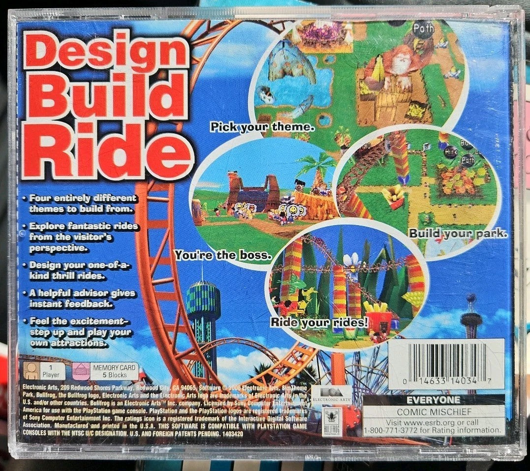 SimTheme Park (Sony PlayStation 1, 2000)