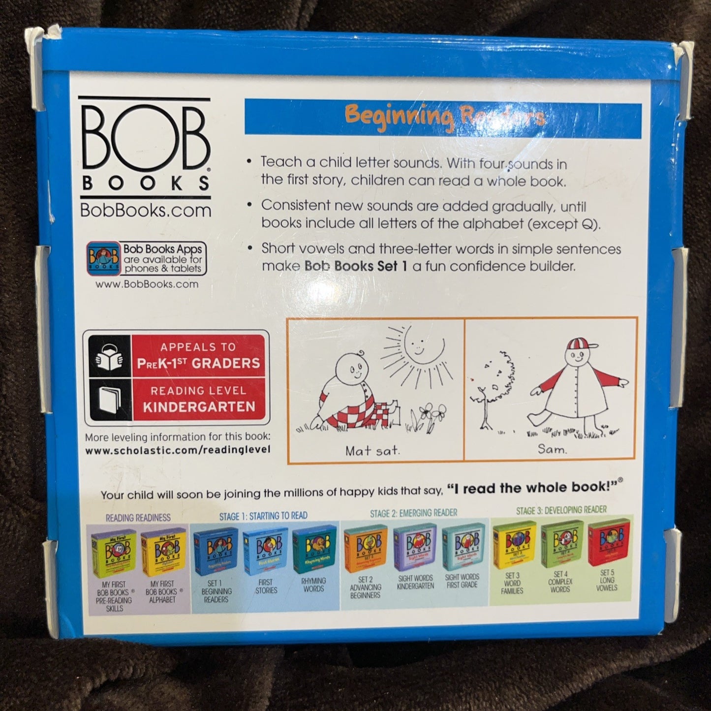 Bob Books - Set 1: Beginning Readers Box Set Phonics, Ages 4 and up,...