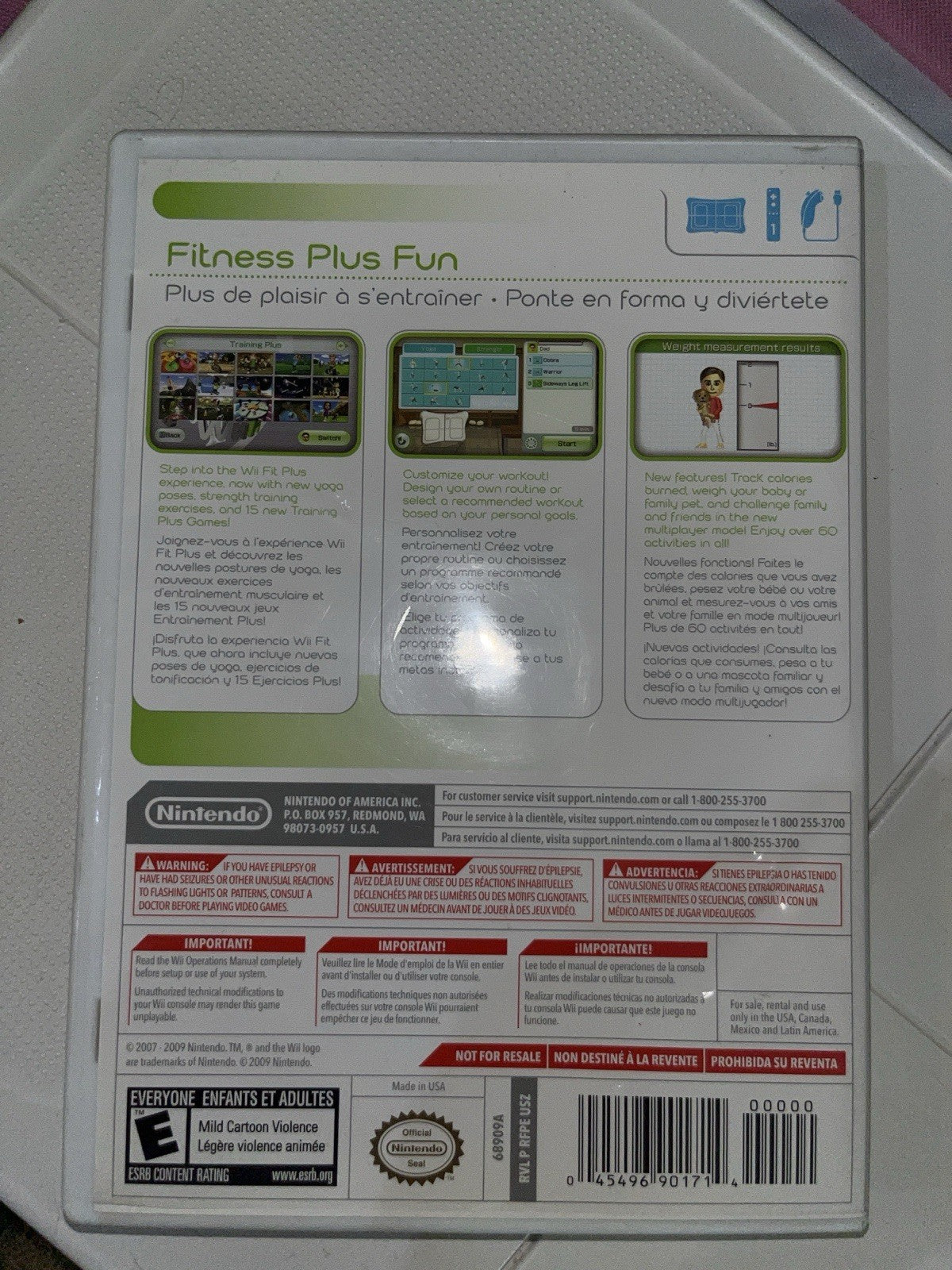 Nintendo Wii Balance Board Bundle With Wii Fit and Carrying Case