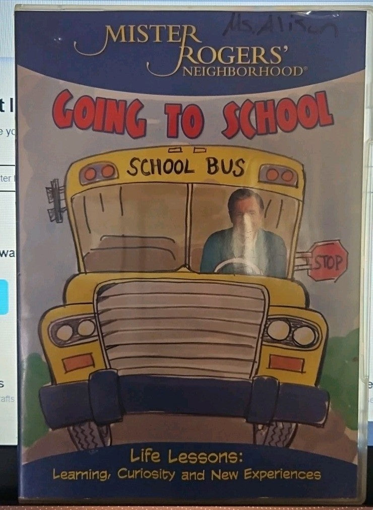Mister Rogers Neighborhood - Going To School (DVD, 2005) Tested. Slim Case