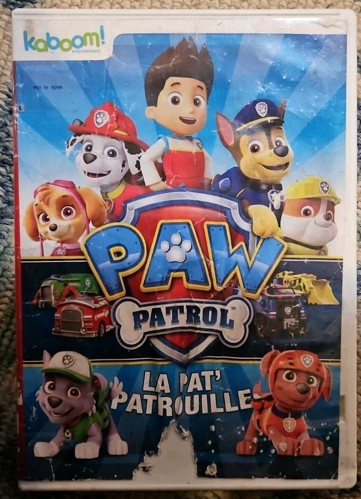 PAW Patrol (DVD, 2014) Artwork Damage. New Case. Tested