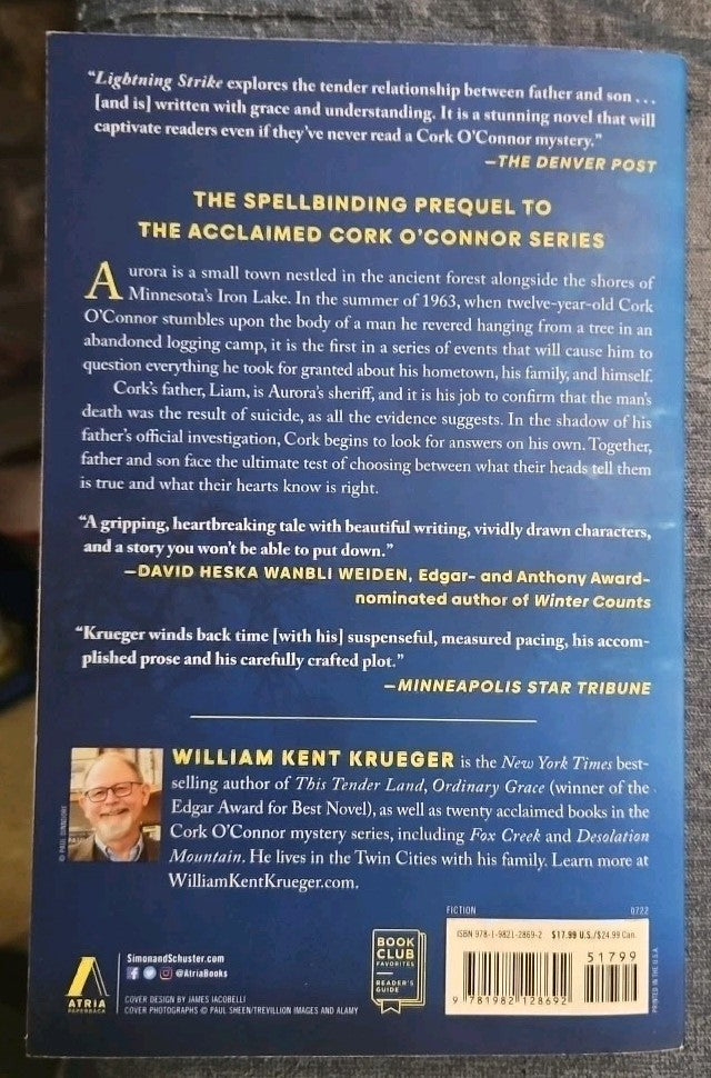 Lightning Strike : A Novel by William Kent Krueger (2022, Trade Paperback)