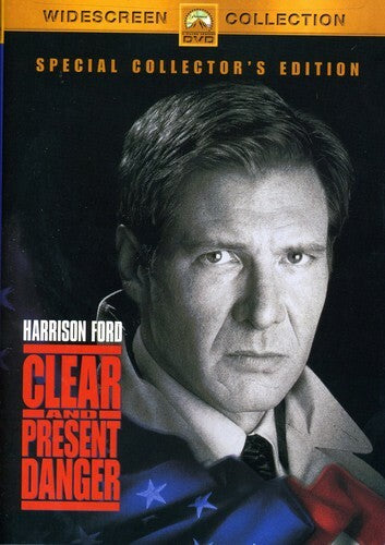 Clear and Present Danger (DVD, 1994) Slim Case. Tested. Cropped Artwork