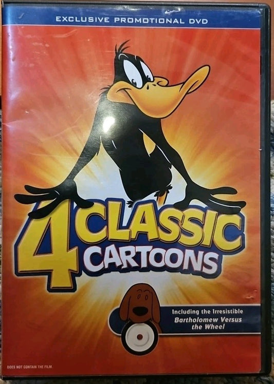 3 Classic Daffy Duck Cartoons + Bartholomew Vs The Wheel. New Sealed. Exclusive