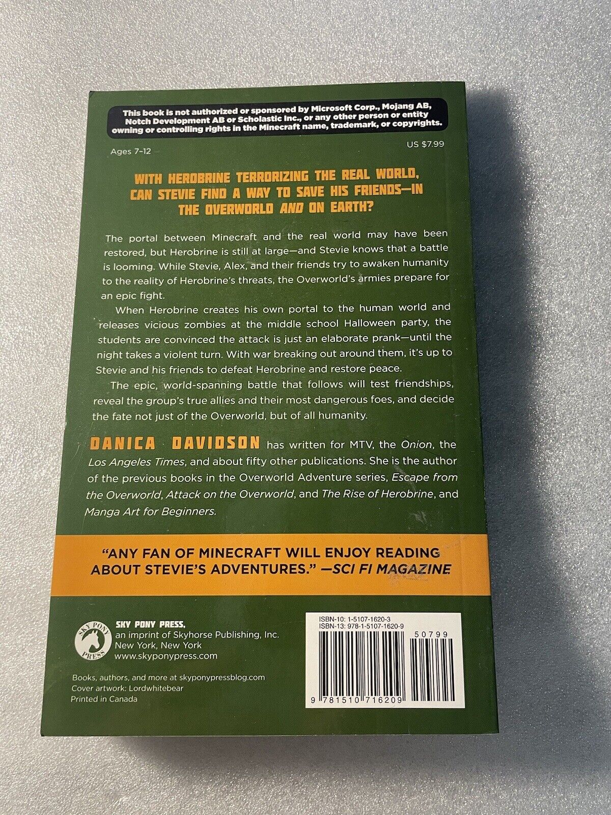 Unofficial Overworld Adventure Ser.: The Armies of Herobrine : An Unofficial...