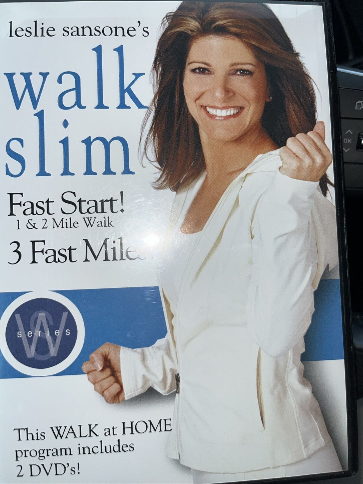 Leslie Sansone's Walk Slim - Fast Start 1 & 2 Mile Walk, BN Sealed 2 DVD Set