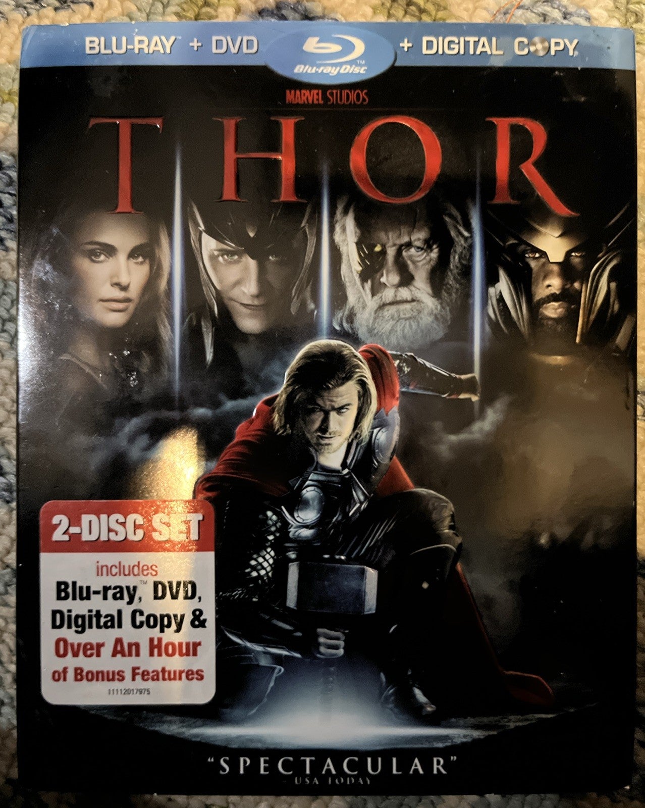 Thor (Two-Disc Blu-ray/Dvd ) (Blu-ray, 2011) New Sealed.  No Digital Download
