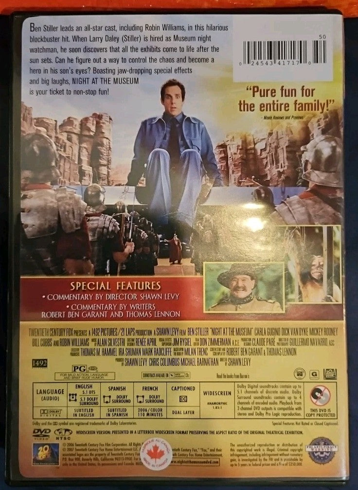 Night at the Museum (DVD, 2006)