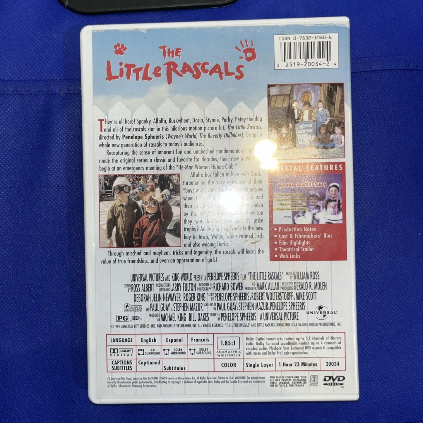 The Little Rascals (DVD, 1994)