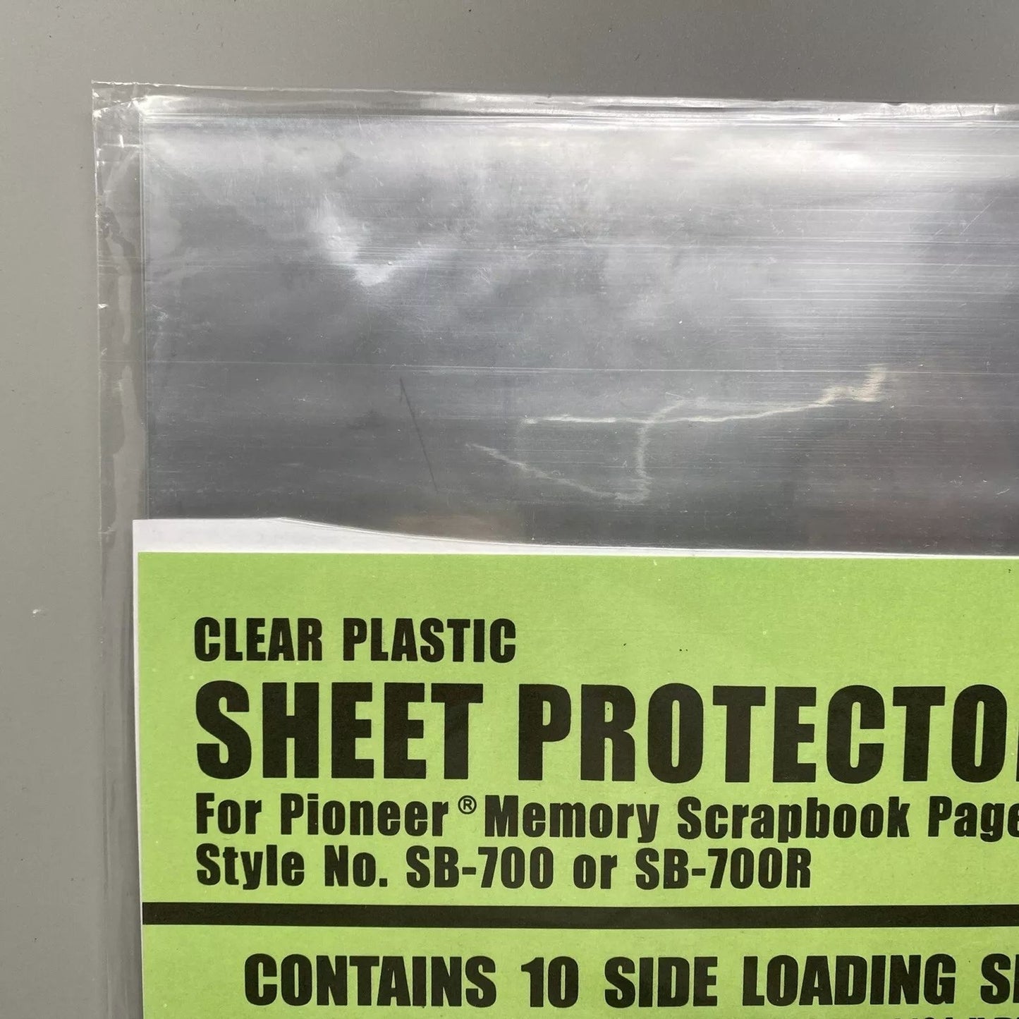 Pioneer 7-SBP Sheet Protectors 10 Pack for SB-700 SB-700R Album 11.25"x11.75"