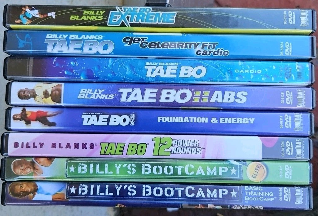 Billy Blanks - Billys Bootcamp Collection (DVD, 2005, 8-Disc Set) New Sealed