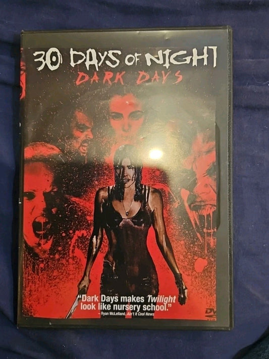 30 Days Of Night - Dark Days (DVD) Slimcase. Cropped Sleeve