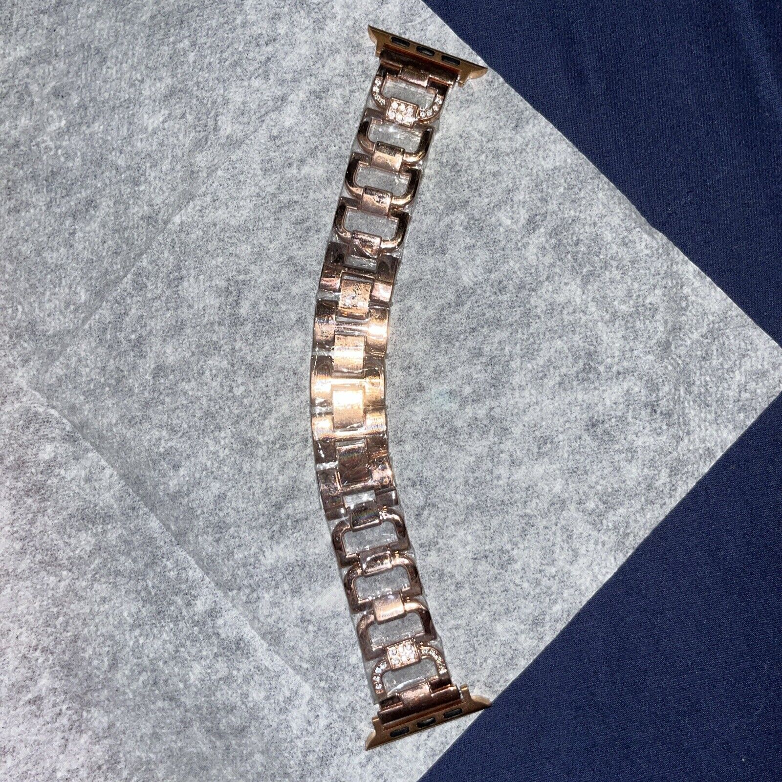 Brass Link Apple Watch Band 42/44/45mm Series 7, 8, 9