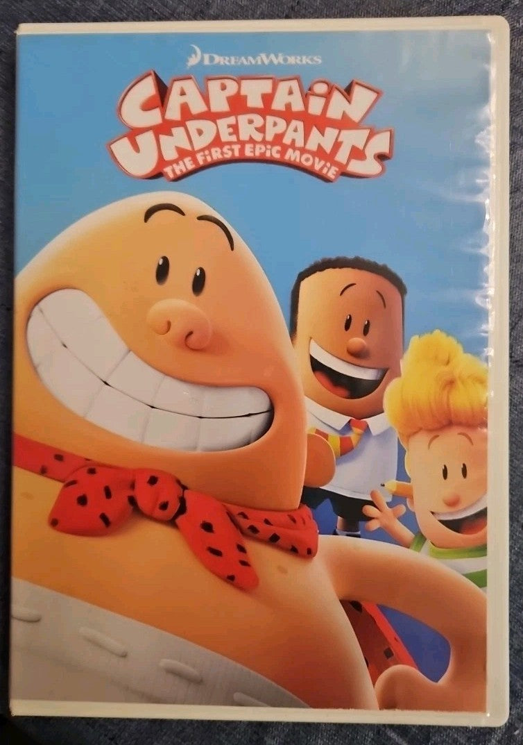 Captain Underpants: The First Epic Movie (DVD, 2017)