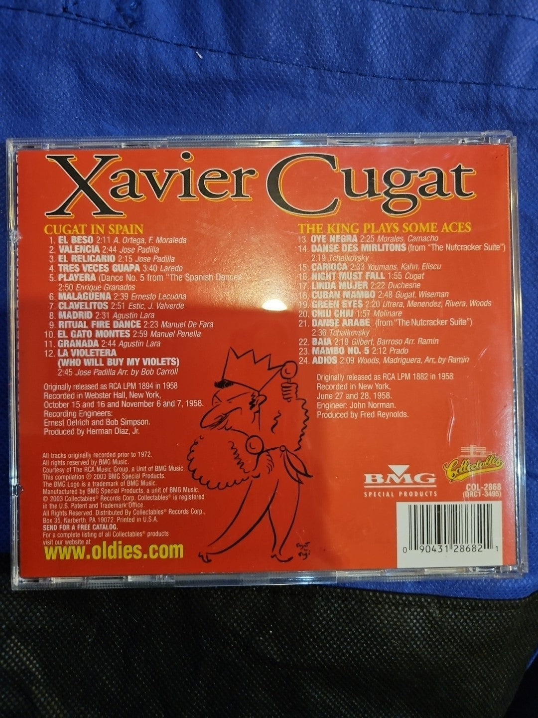 King Plays Some Aces: Cugat in Spain by Xavier Cugat (CD, 2003)