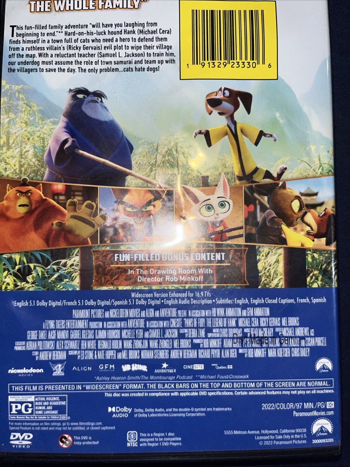 Paws of Fury: the Legend of Hank (DVD, 2022) Sealed