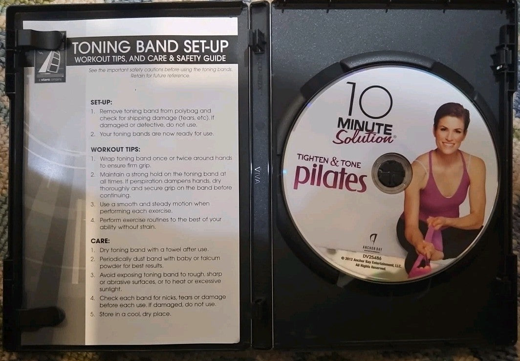 10 ms: Tighten and Tone Pilates without Band (DVD) Tested