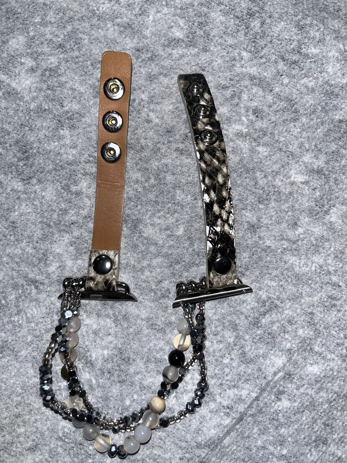 Faux Snake Skin Apple Watch Bejeweled Band 38/40/41 Series 4,5,6,7,8,9 & SE