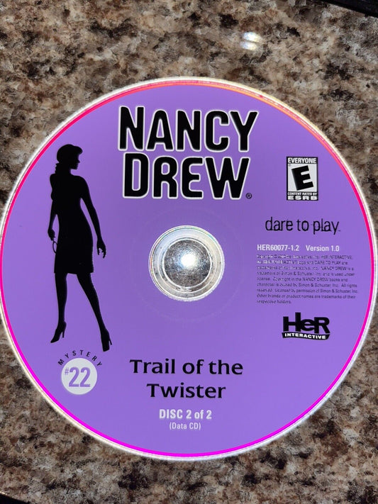 Nancy Drew Trail Of The Twister Replacement Disc 2