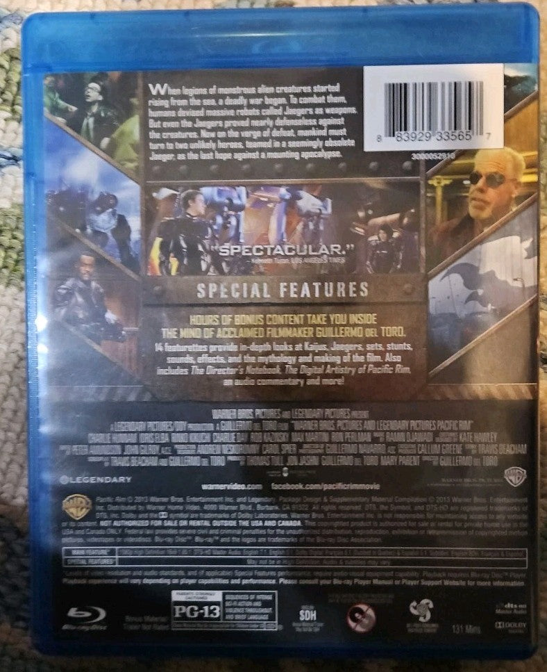 Pacific Rim (Blu-Ray) New. Sealed. No Digital Download