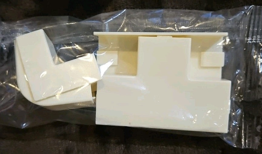 7 Piece 9ft Panduit Channel, 2 Sided Tape, 7 Couplers , 2 Tees, 6 90s, 2 Top 90s