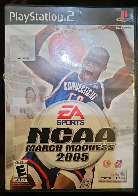 NCAA March Madness 2005 (PS2) No Game. Case. Artwork. Manual ONLY)