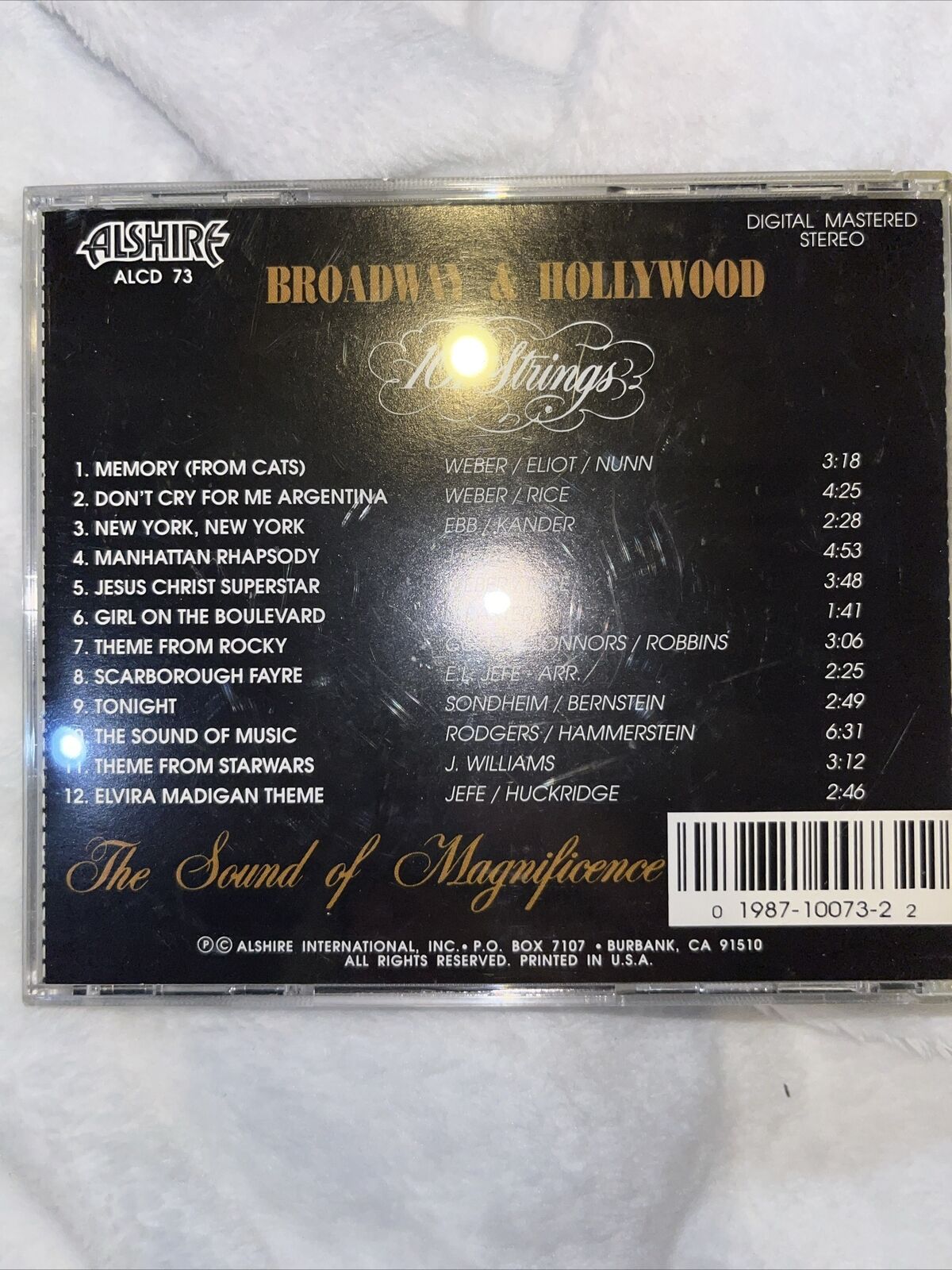 101 Strings : Broadway & Hollywood CD