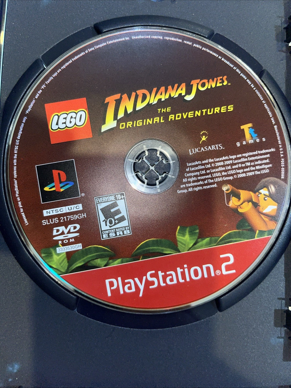Lego Indiana Jones (PS2) Mint. Tested. No Scratches. New Case. Resealed