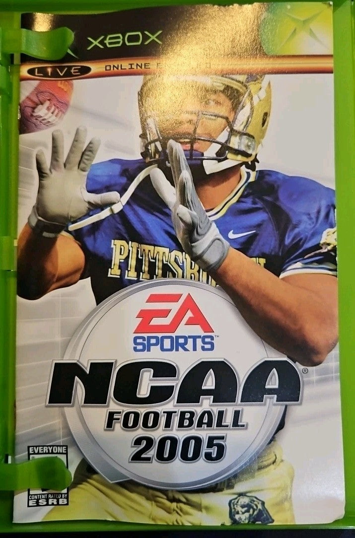 NCAA Football 2005 (Microsoft Xbox, 2004) Tested. No Scratches. New Case