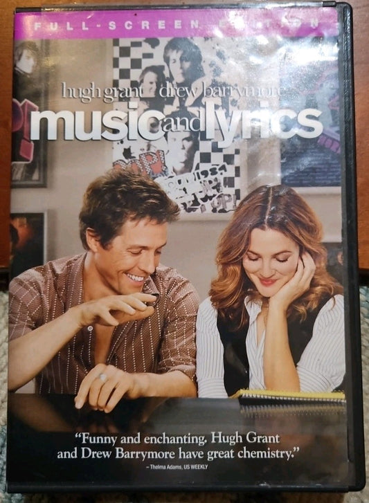 Music and Lyrics (DVD, 2007) New Sealed