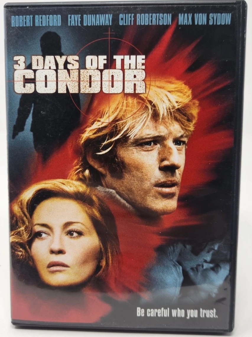 3 Days of the Condor (DVD) New Case. Tested