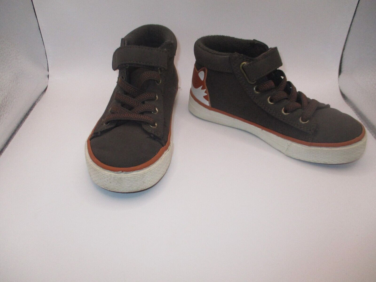 Gymboree Toddler Boys Fox Hi Top Sneakers Shoes Harvest Dk Brown Size 11