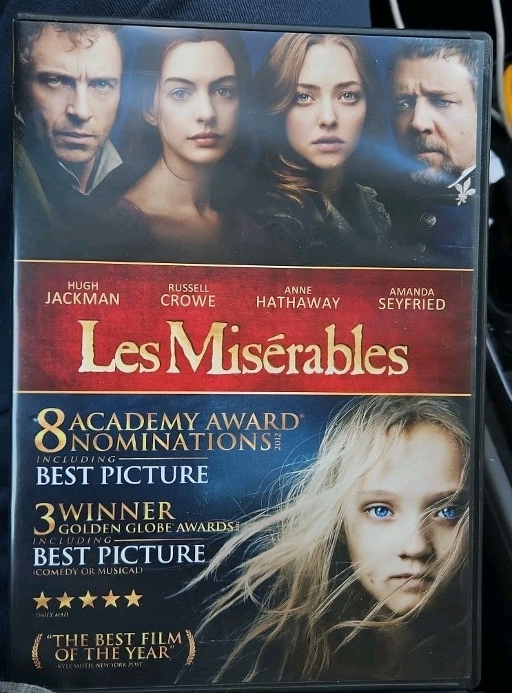 Les Misérables (DVD, 2012) Sealed