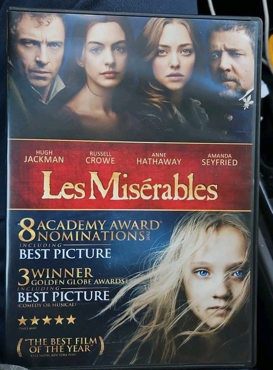 Les Misérables (DVD, 2012) Sealed