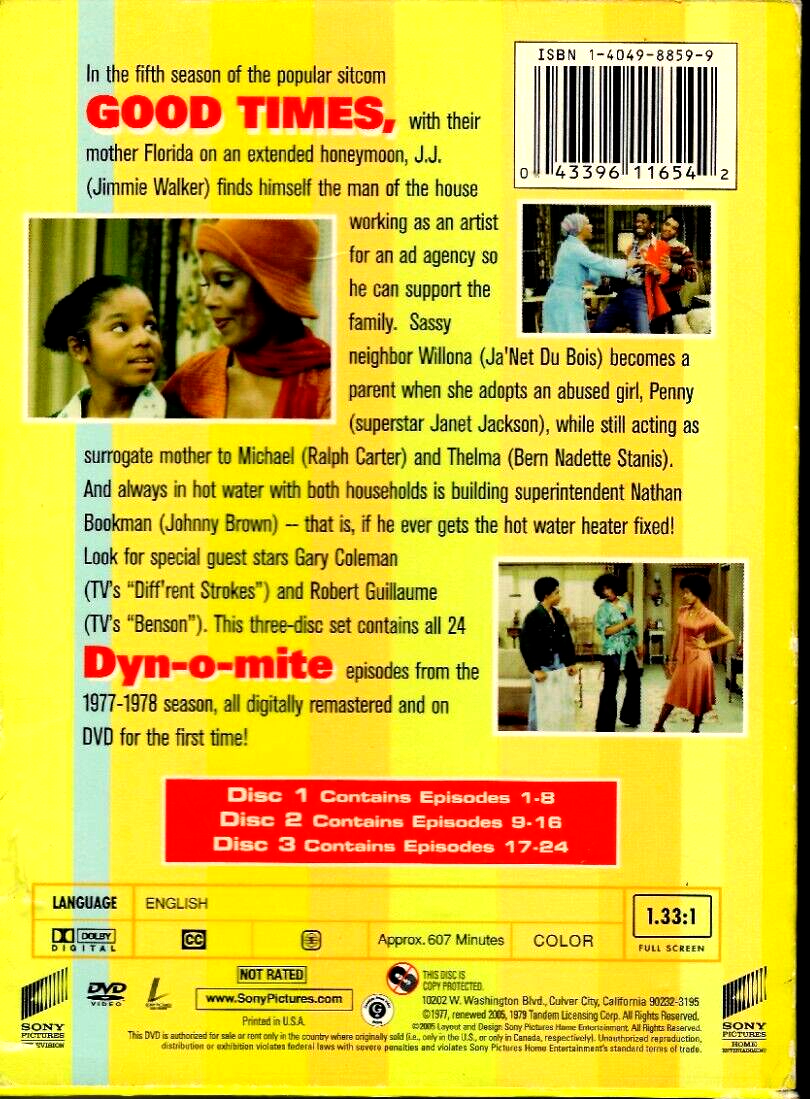Good Times - The Complete Fifth Season (Replacement Discs and Items)