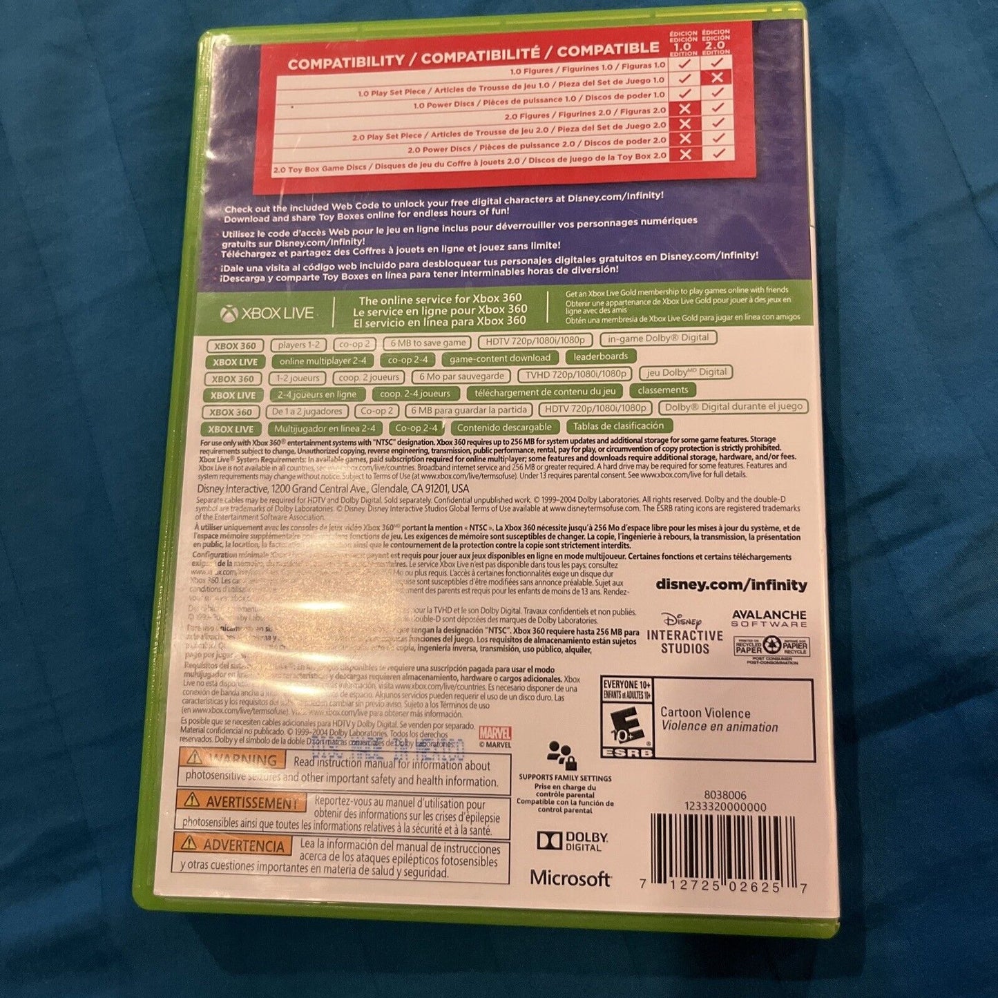 Disney Infinity -- 2.0 Edition (Microsoft Xbox 360, 2014)